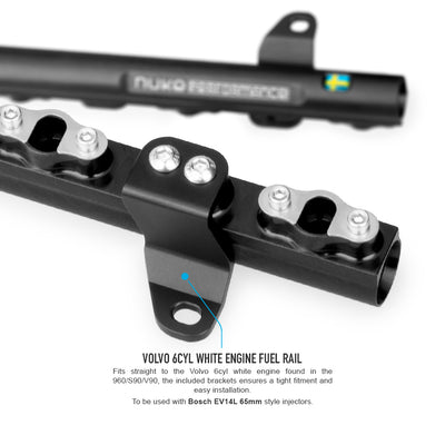 Volvo 6cyl White Engine 960/S90/V90 fuel rail