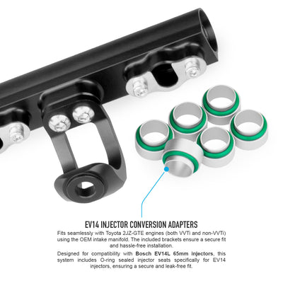 Toyota 6cyl 2JZ-GTE fuel rail