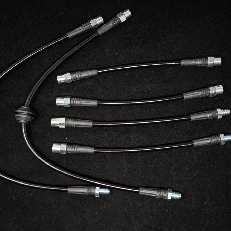 Stainless Steel Brake Lines compatible with E28