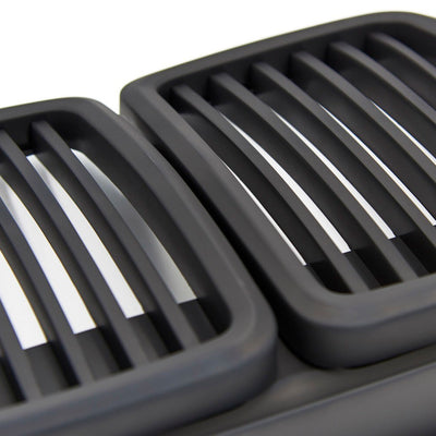 CAtuned Street Black Center Euro Grille Compatible with E30