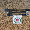 Stainless Steel Brake Lines (black) compatible with E21