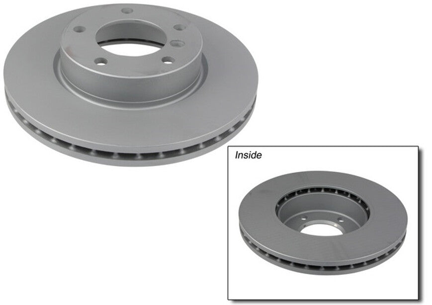 Front Zimmermann Coated Rotors Compatible with 328i 318i Z3 Z4 E46 E36