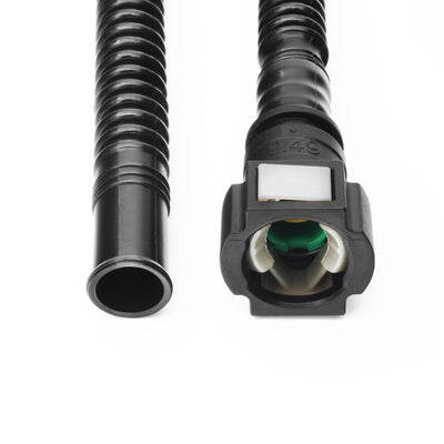 Pre-assembled in tank 350mm fuel hose SAE 7.89 90° to ID8