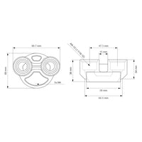 CFC Unit Stäubli connector, dual AN-12
