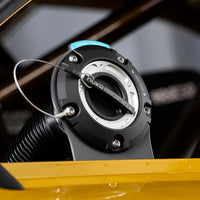 Remote quick lock filler cap