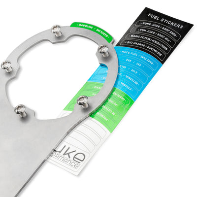 Steel mounting bracket for Remote filler cap, with M6 bolts