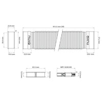 Fuel Filler Hose Kit, 90cm (3 feet)