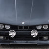 Hella Headlight (covers) Plastic caps (1 pair) Black on White FREE SHIPPING IN USA