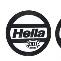 Hella Headlight (covers) decals (1 pair) Black Lettering