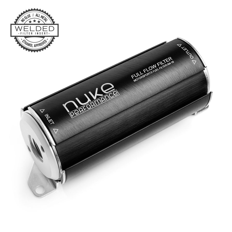 Fuel Filter 10 micron AN-10 - Welded stainless steel element