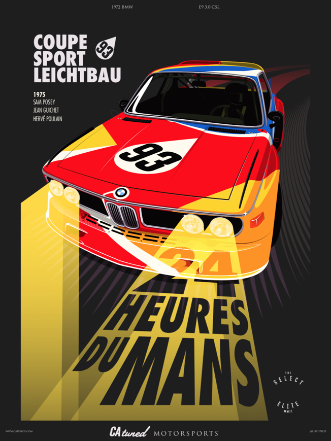 Limited Edition Art car Poster (25