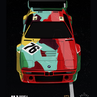 Limited Edition Procar Art car Poster (25