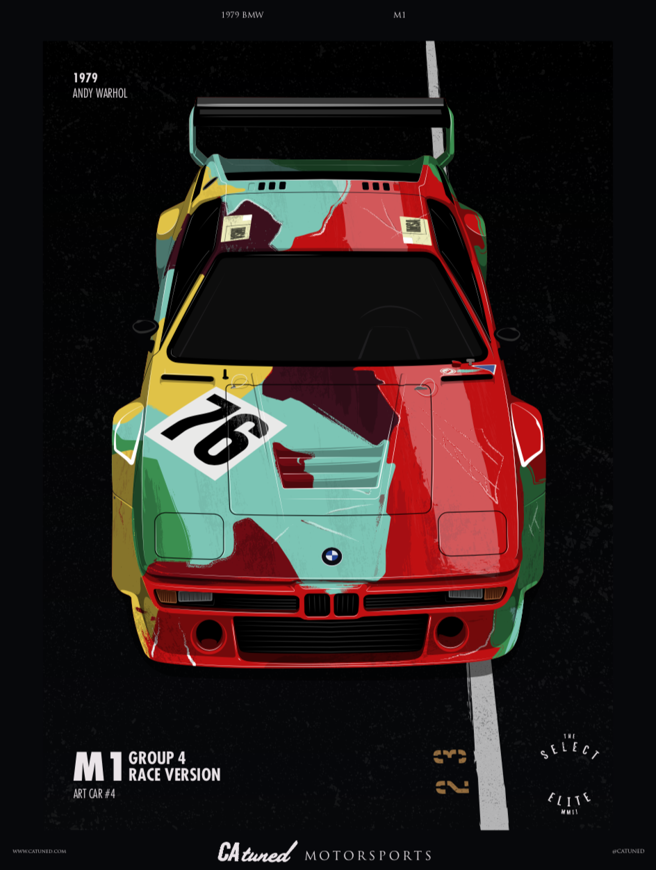 Limited Edition Procar Art car Poster (25