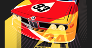 Limited Edition Art car Poster (25