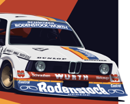Limited Edition 320i Turbo Group5 Poster (25" x 38")