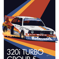 Limited Edition 320i Turbo Group5 Poster (25