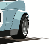 Limited Edition VW Berg Cup car Poster (25" x 38")