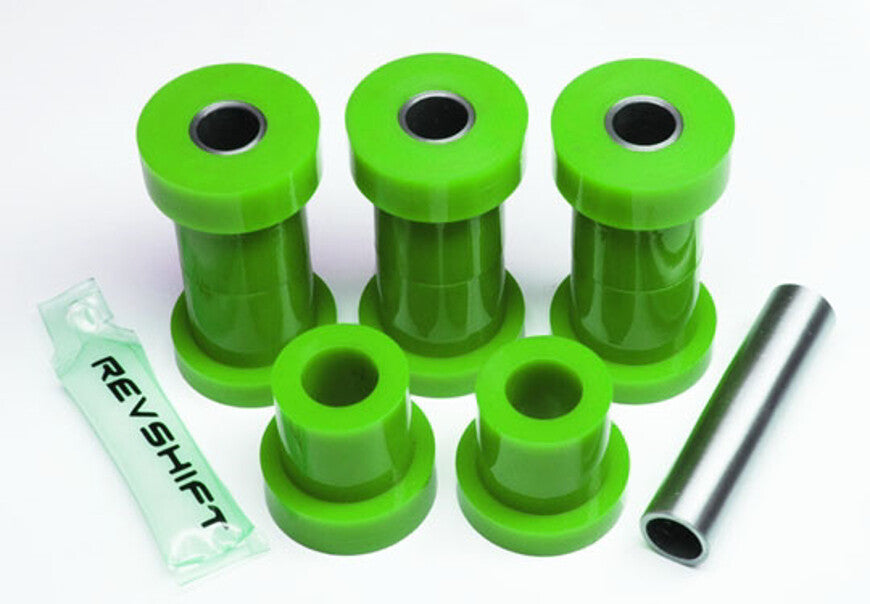 REVSHIFT/ Rear Trailing Arm Bushings - Compatible with E30 / E36 318ti / Z3 / E21 Product is 95A (hard, street & track - green)