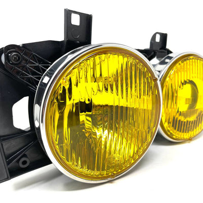 BRAND NEW HELLA French / Yellow Euro Smiley Headlights Compatible with E34 E32
