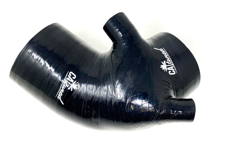 CAtuned Silicone Late Model Air Induction Hose kit (Lifetime Warranty) Black compatible with e30 m20