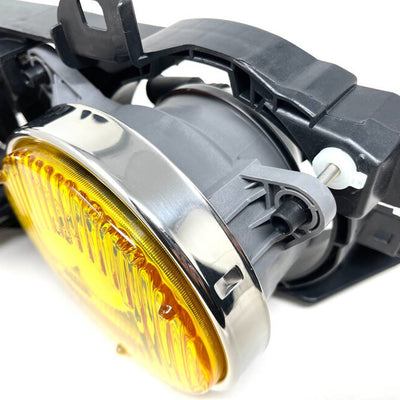 BRAND NEW HELLA French / Yellow Euro Smiley Headlights Compatible with E34 E32