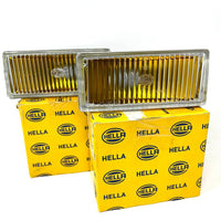 HELLA Early Model Glass Fog Lights (Pair) Left & Right French Compatible with E30 E24 E28 & M3