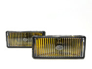 HELLA Early Model Glass Fog Lights (Pair) Left & Right French Dark Compatible with E30 E24 E28 & M3