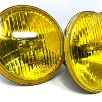 Rare French (Yellow) Hella Euro Headlights NEW compatible with E3 (Bavaria) or E9 E12 E21
