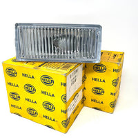 HELLA Early Model Glass Fog Lights (Pair) Left & Right Clear Compatible with E30 E24 E28 & M3