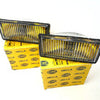 HELLA Early Model Glass Fog Lights (Pair) Left & Right French Dark Compatible with E30 E24 E28 & M3