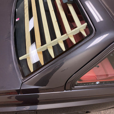 CAtuned Interior Sun Blinds Wood Compatible with E30 M3 Only