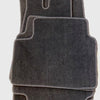 Floor Mats Black Set Front & Rear Compatible for E21