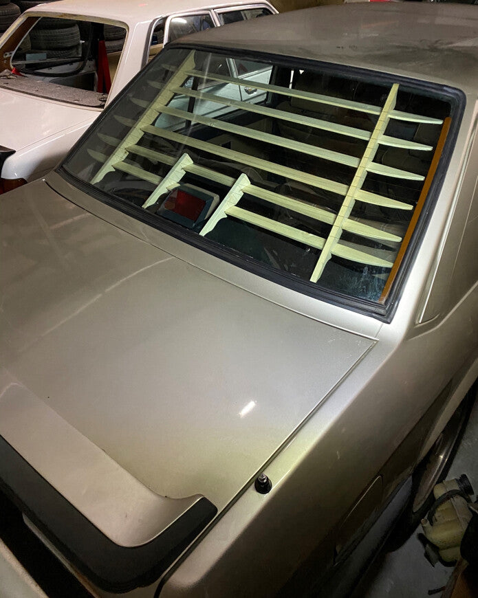 CAtuned Interior Sun Blinds Wood Compatible with E28
