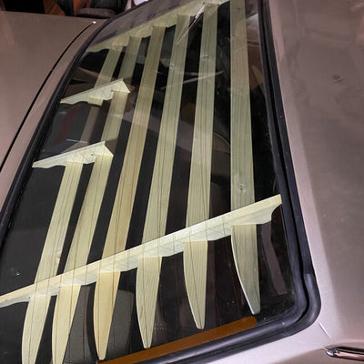 CAtuned Interior Sun Blinds Wood Compatible with E28