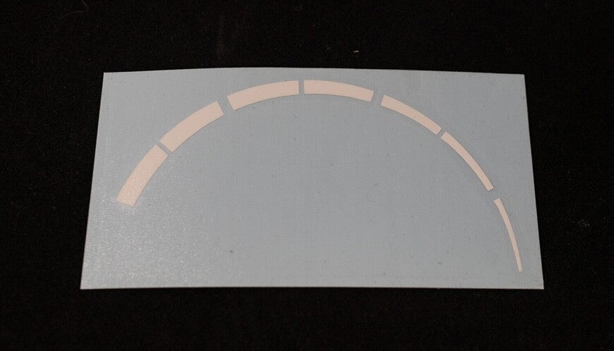 Tach Strip Gauge Cluster Mod 5K - White