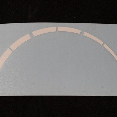 Tach Strip Gauge Cluster Mod 5K - White