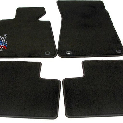 Motorsport Floor Mats Black Set for Coupe or Sedan Compatible for E30