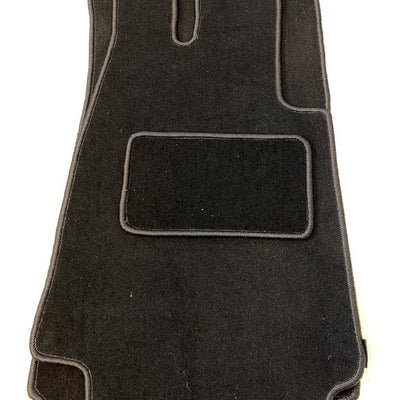 Floor Mats Black Set Front & Rear Compatible for E21