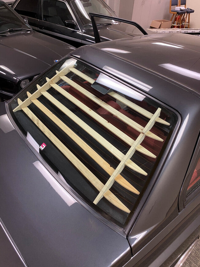 CAtuned Interior Sun Blinds Wood Compatible with E30 M3 Only