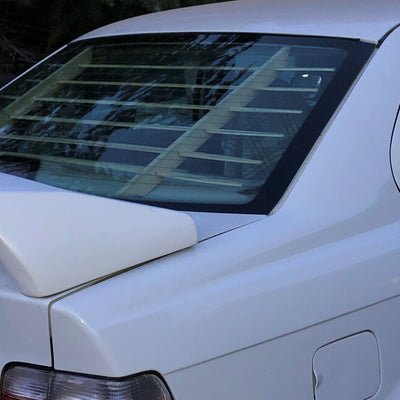 CAtuned Interior Sun Blinds Wood for Compatible with E36 Sedan (4 door)