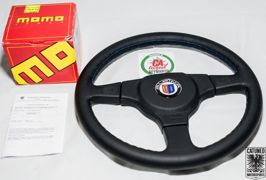 Alpina Steering wheel 360mm Compatible with E24/E28/E30/E34 W/ No Hub