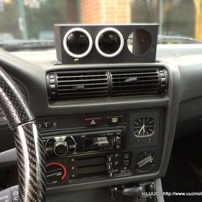 Alpina-style gauge pod Compatible with 2002 (fits many other models also) E30, E36, E39, E28, E21, E9, 2002