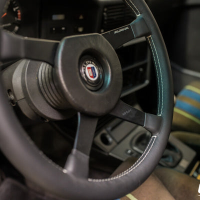 Alpina Steering wheel 380mm Compatible with E24/E28/E30/E34 4 spoke Early w/hub