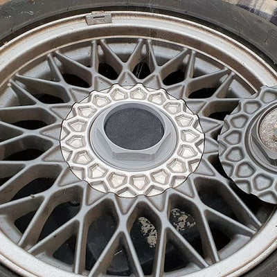 BMW 15 Style 5 center caps - 4x100 hubcaps set