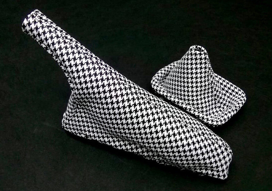CAtuned SHIFT BOOT SET HOUNDSTOOTH Compatible with E30