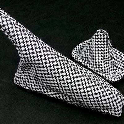 CAtuned SHIFT BOOT SET HOUNDSTOOTH Compatible with E30