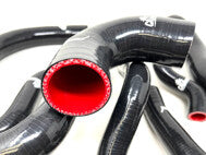 CAtuned Silicone Cooling Hose kit Black compatible with e28 M30 535i 533i 633csi 635i 733i 735i