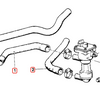 CAtuned Silicone Cooling Hose kit Black compatible with e28 M30 535i 533i 633csi 635i 733i 735i