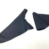 SHIFT BOOT SET BLACK LEATHER w/ Black stitching Compatible with E30