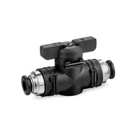 1/4 BSPP Petcock Ball Valve to 8 mm hose